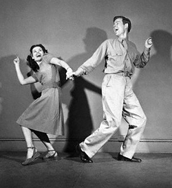Soldier and Girl Dancing the Jitterbug