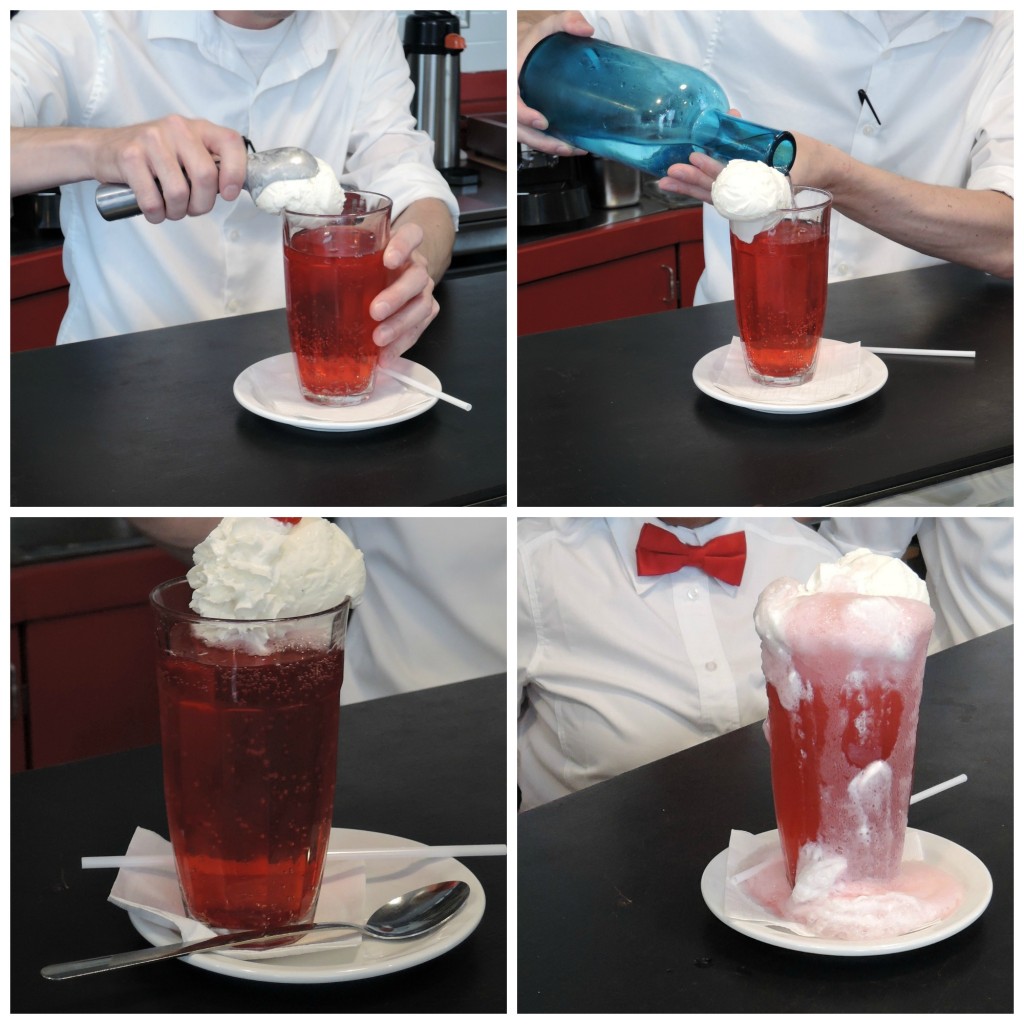 Making of an Ice Cream Sundae Bean and Baker Malt Shop