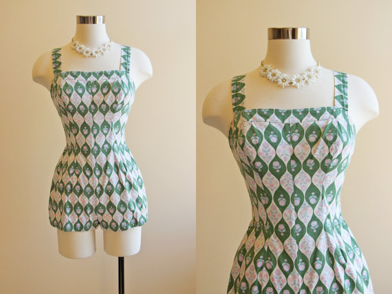 1950s vintage swimsuit -Marina Del Mar
