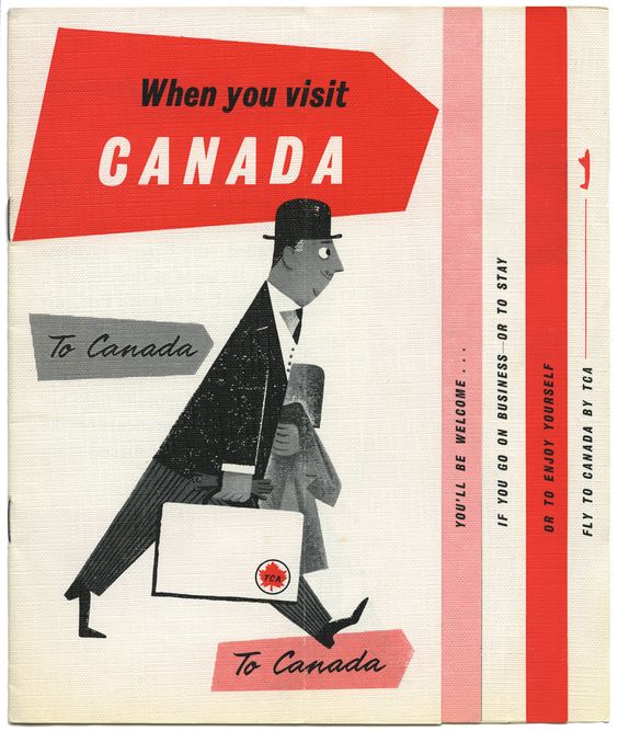 vintage Canada image poster