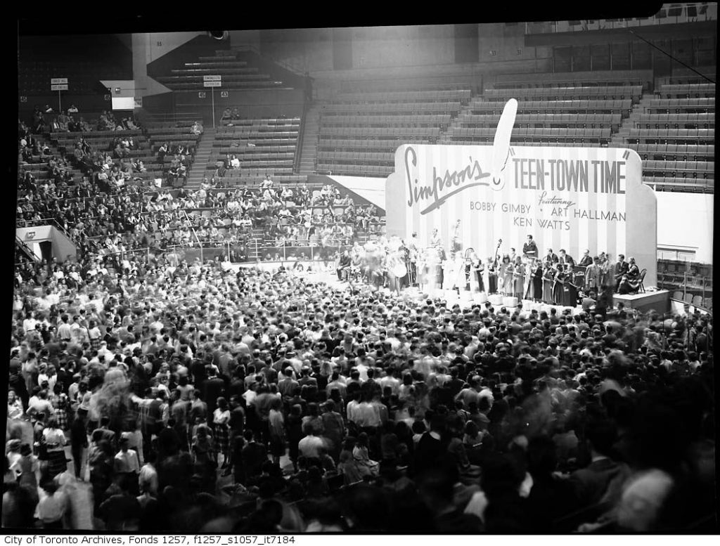 1940's Simpsons Sears Teen Town Time Dance at Maple Leaf Gardens