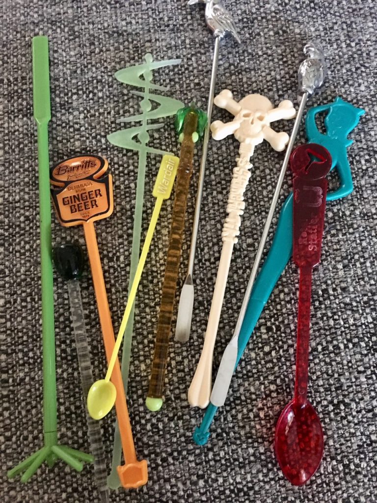 Swizzle sticks and stir sticks collection from the vintage inn blog