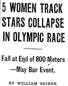 1928 summer olympics 800 metres controversary article