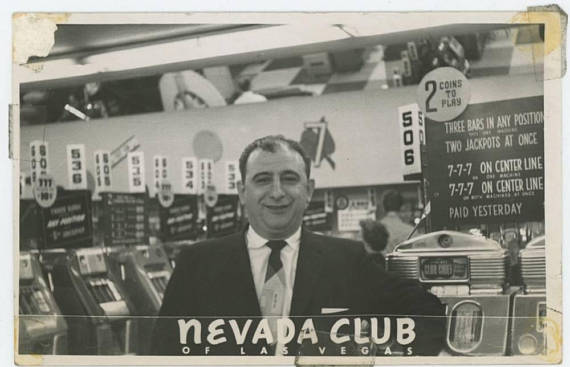 1950s vintage photo: Nevada Club, Las Vegas: