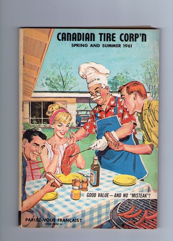 1960s Vintage Canadian Tire Catalogue Cover