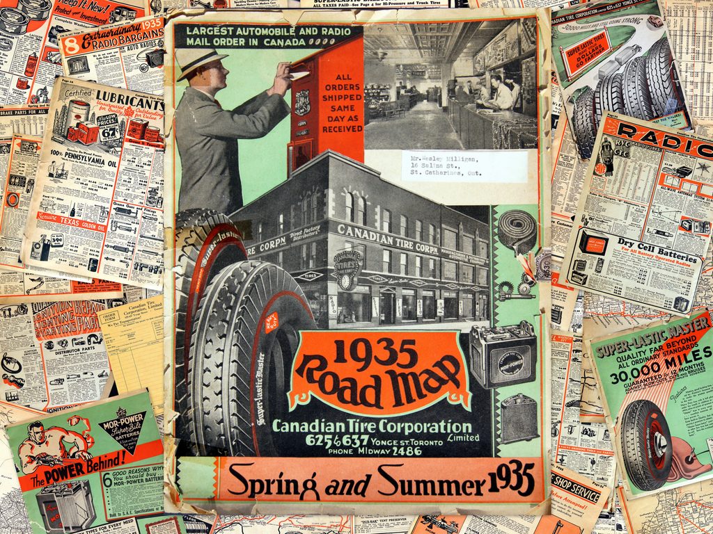 Canadian Tire 1935 Catalogue Collage Vintage