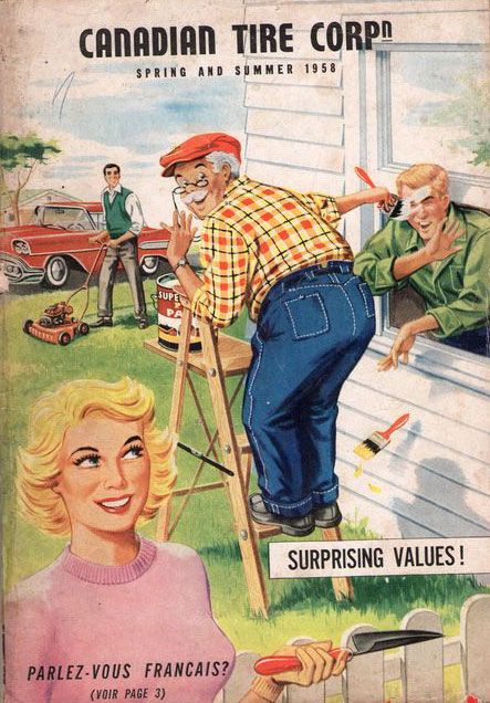 Vintage Canadian Tire Catalogue, Spring and Summer 1958