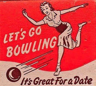 vintage bowling advertisement