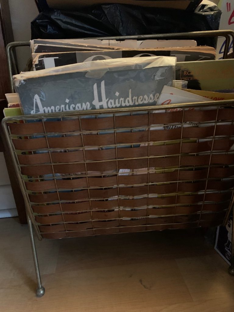 vintage magazine racks mid century home decor