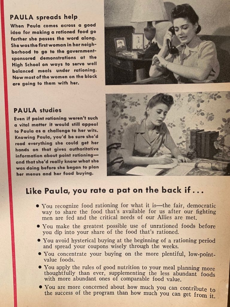 1940s Vintage Article about the right and wrong ways to help the war effort on the homefront.