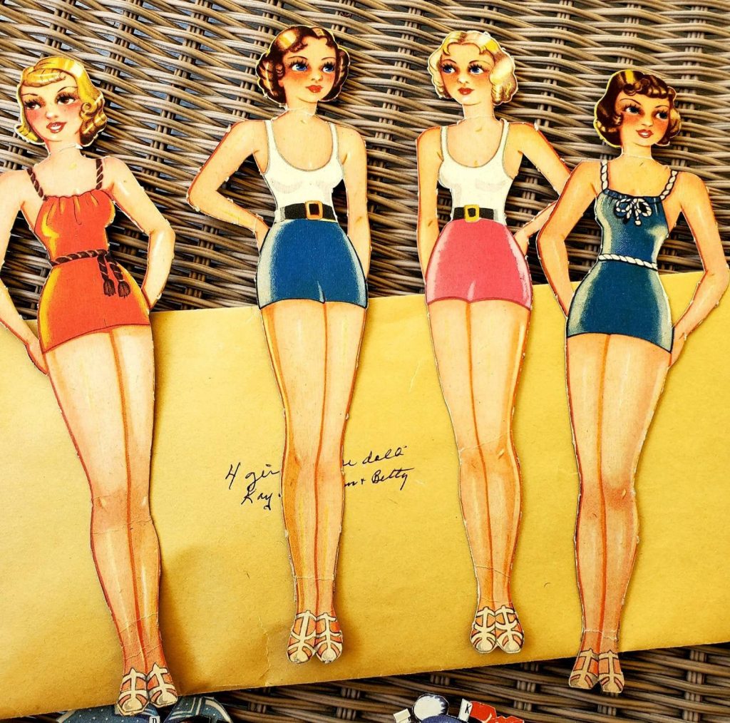 American girl paper doll fashion stylist set on sale