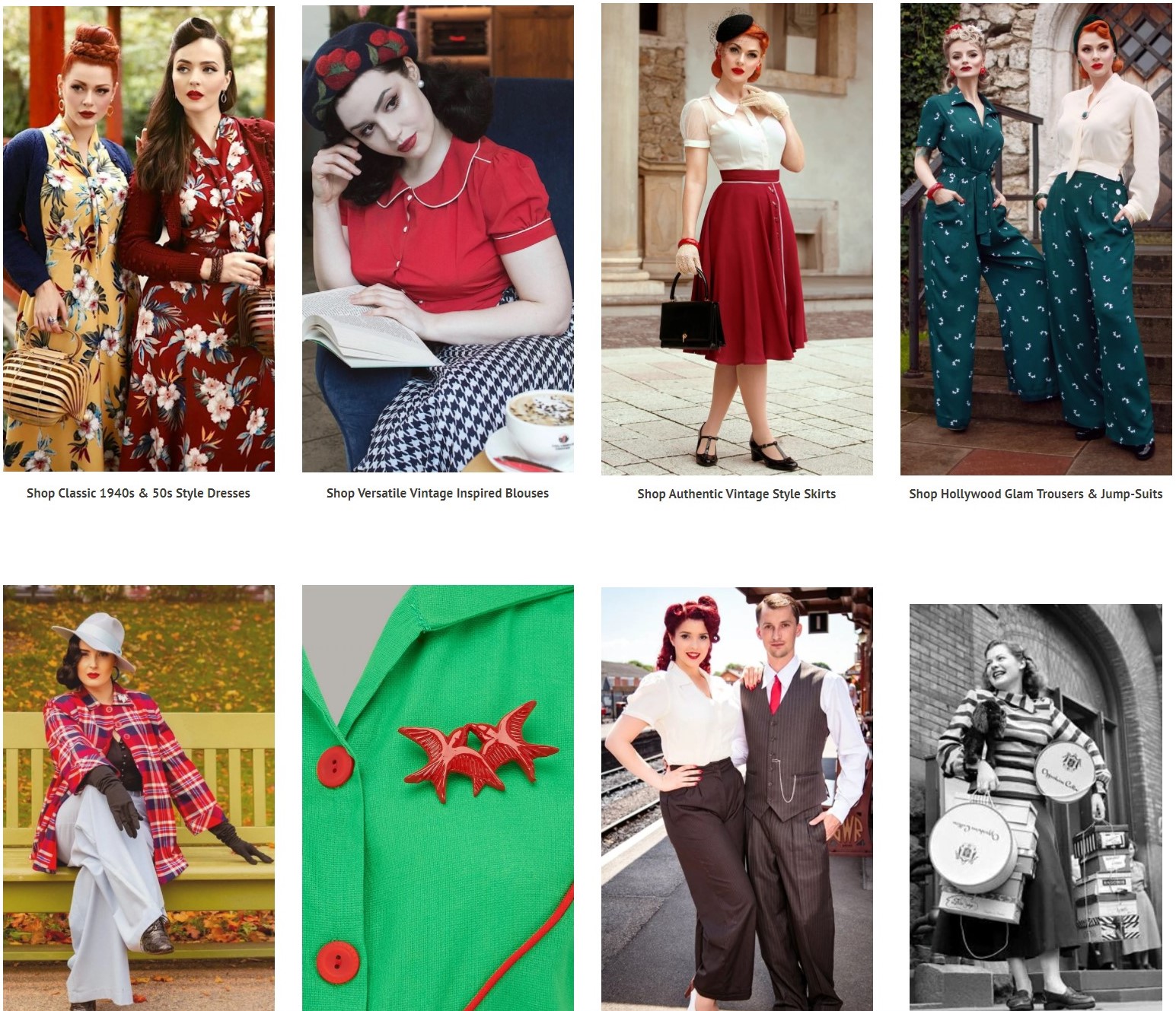 1940s and 50s fashion discount