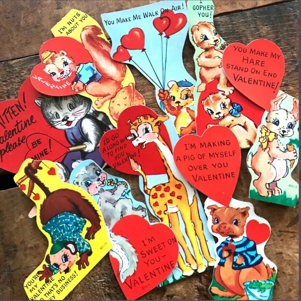 Vintage Valentines Day Cards for Sale