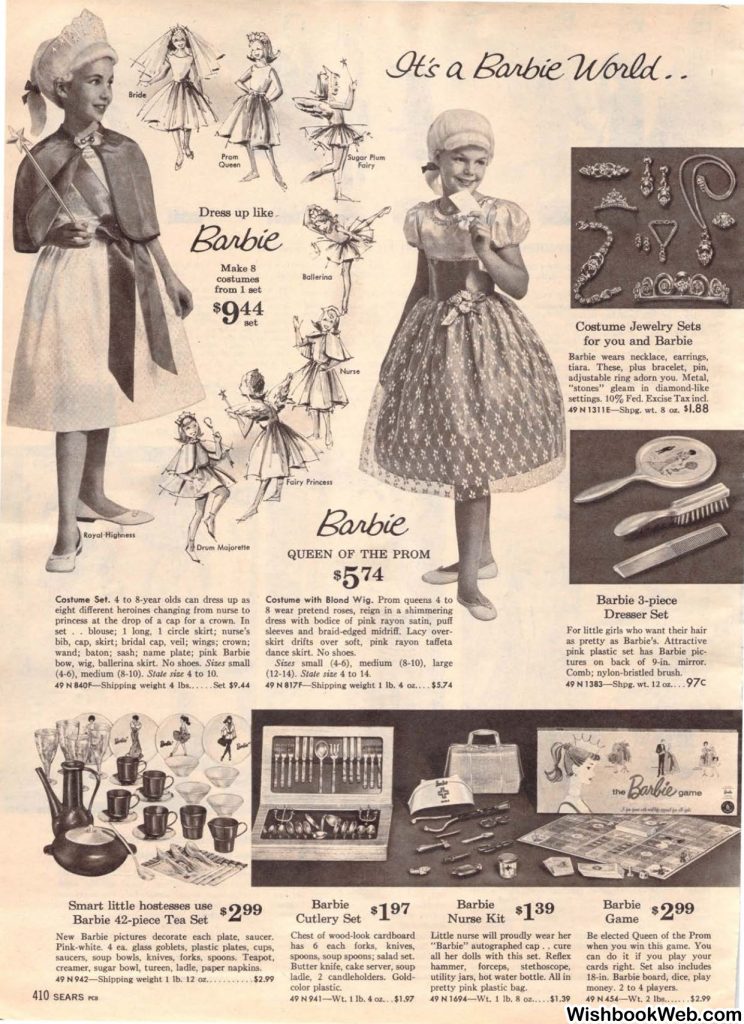 Vintage barbie ads outlet