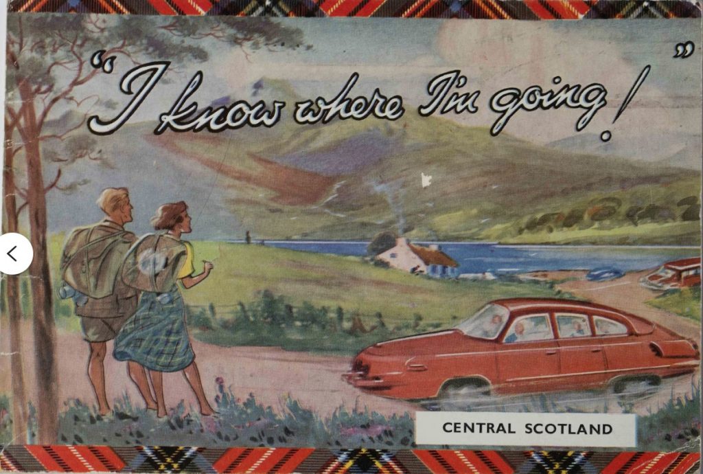 Mid Century (1950s/ 1960s) Scottish Travel Brochure-Visit Scotland. 