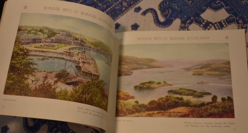 1930s vintage travel brochure-Bonnie Bits o' Bonnie Scotland.